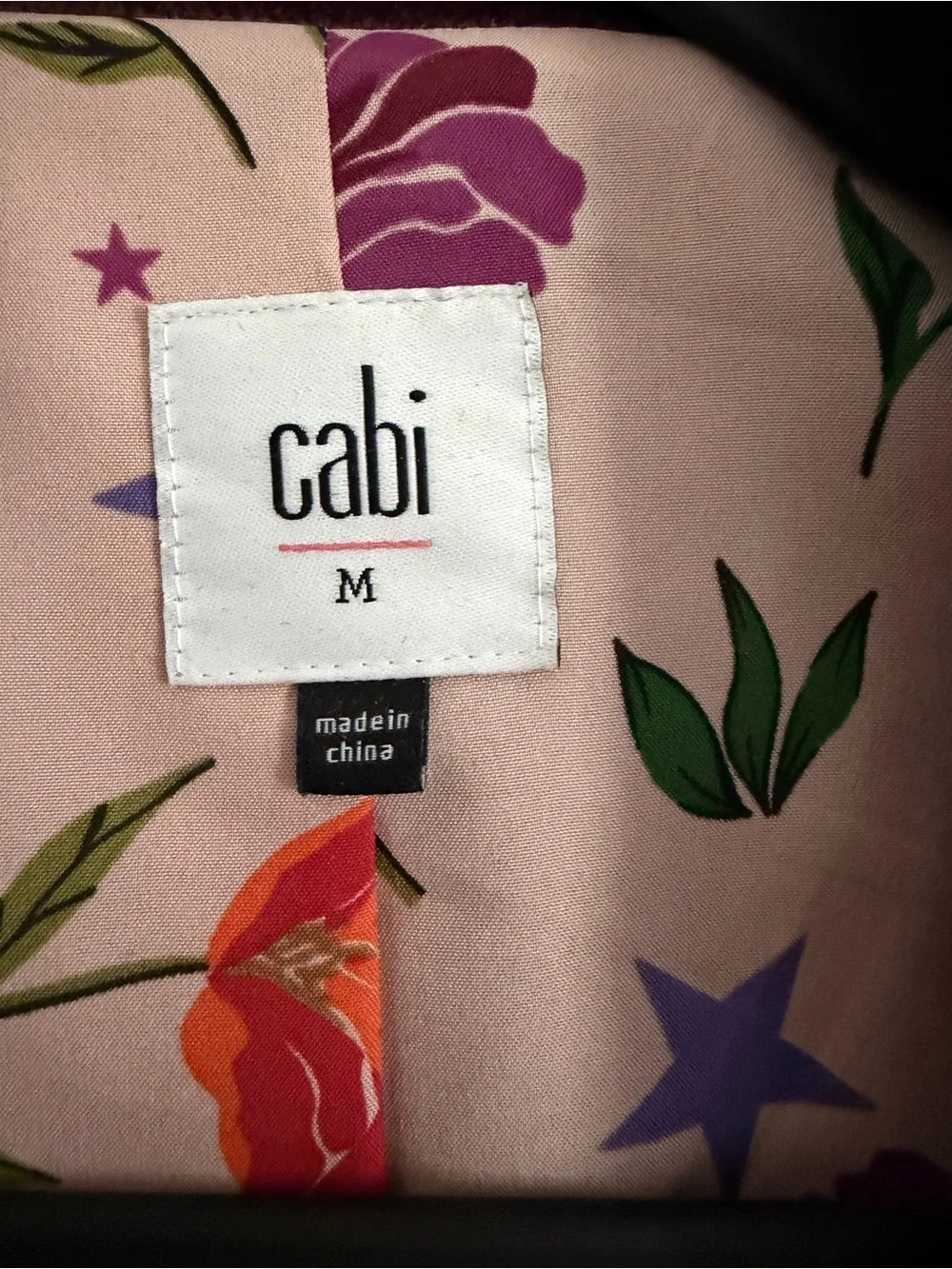CAbi Plum Velvet Blazer Jacket